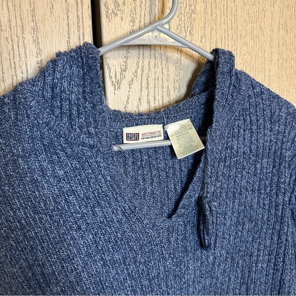 Faded Glory Blue Hooded Sweater Large - Picture 3 of 9